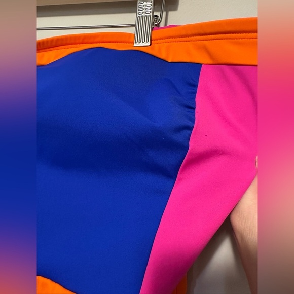 NWT Boden Santorini Halterneck Swimsuit Blue/Pink Colourblock Size 20-22L - Picture 11 of 11